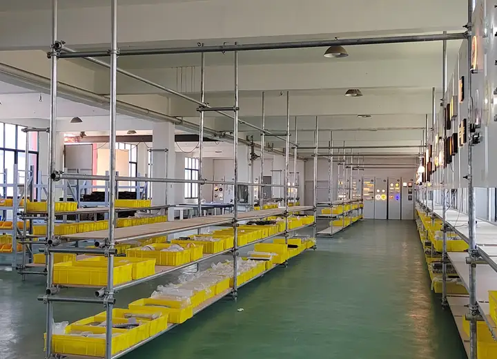 Material shelves for sign production and stocked references