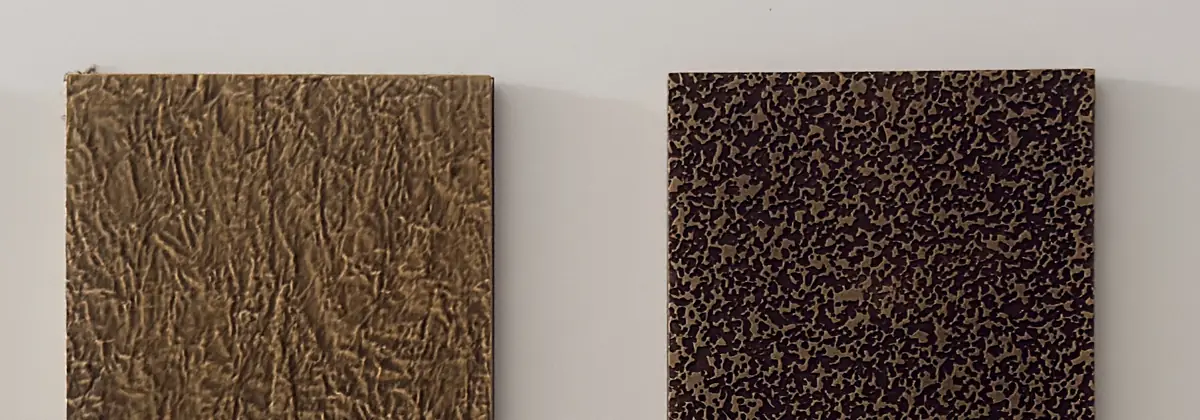 CNC relief sample board for room-number texture and raised detail review